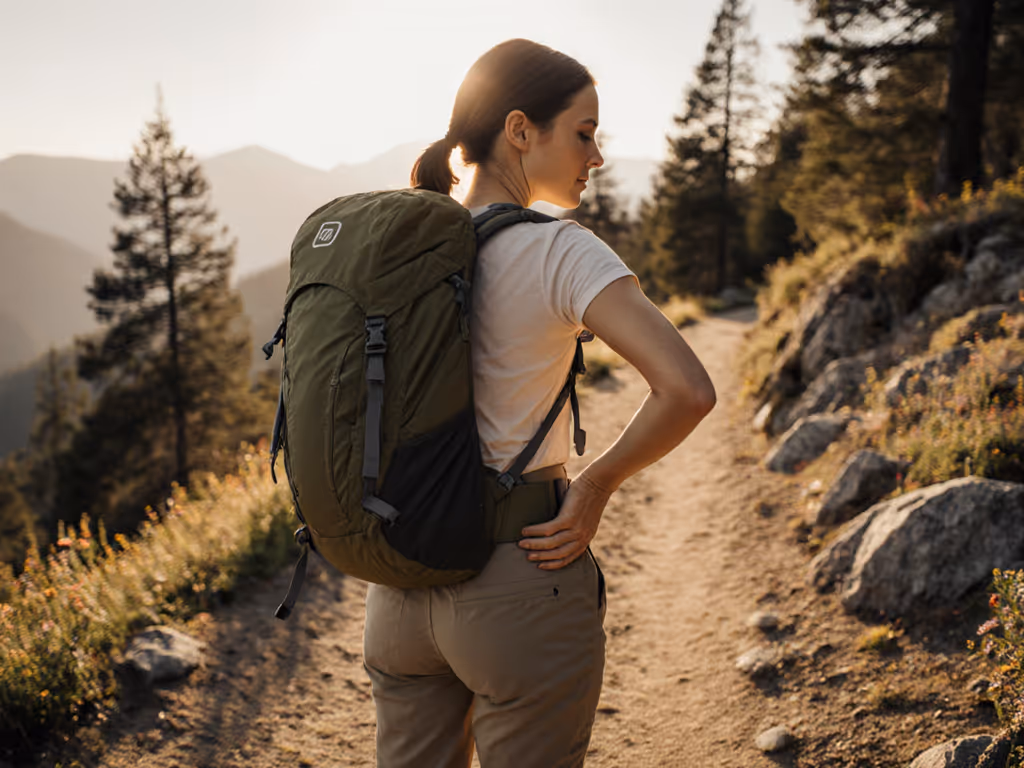 woman_adjusting_hip_belt_on_trail